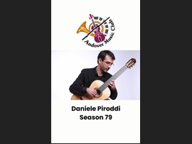 Andover Music Club present Daniele Piroddi