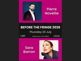 Sara Barron & Pierre Novellie - Before the Fringe 2026
