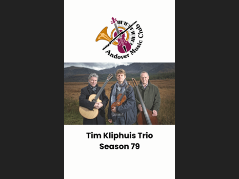 Andover Music Club- Tim Kliphuis Trio